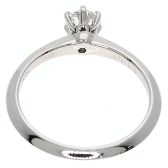 TIFFANY Authentic Silver Diamond Ring - Picture 4 of 9